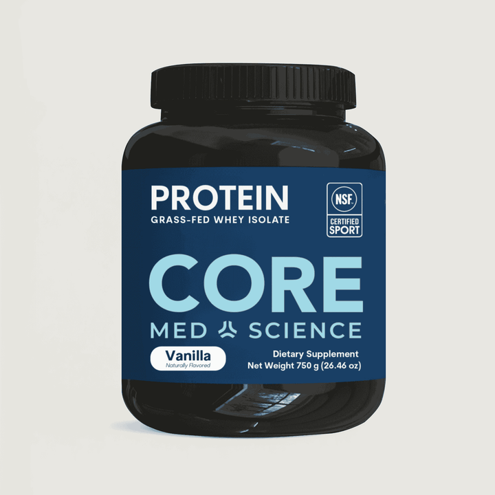 Whey Protein Vanilla Flavor Fitness Nutrition Supplement