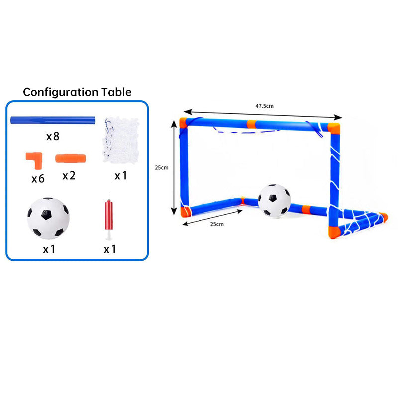 Mini Foldable Plastic Soccer Goal Set Kids