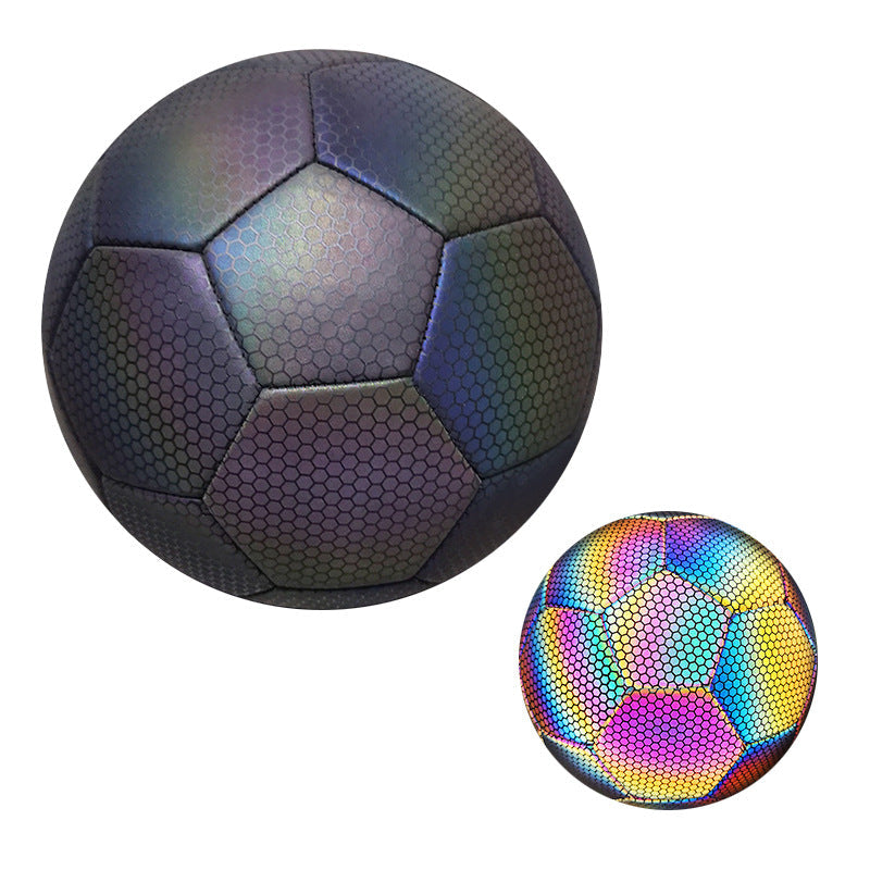 PU Reflective Size 5 Football Match Training Ball