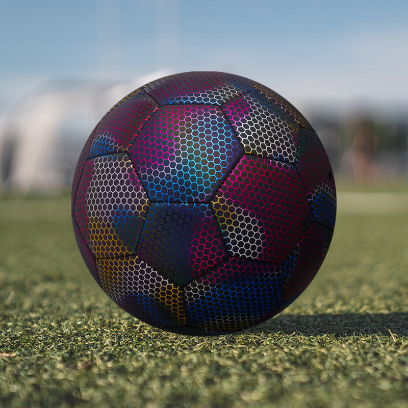 PU Reflective Size 5 Football Match Training Ball