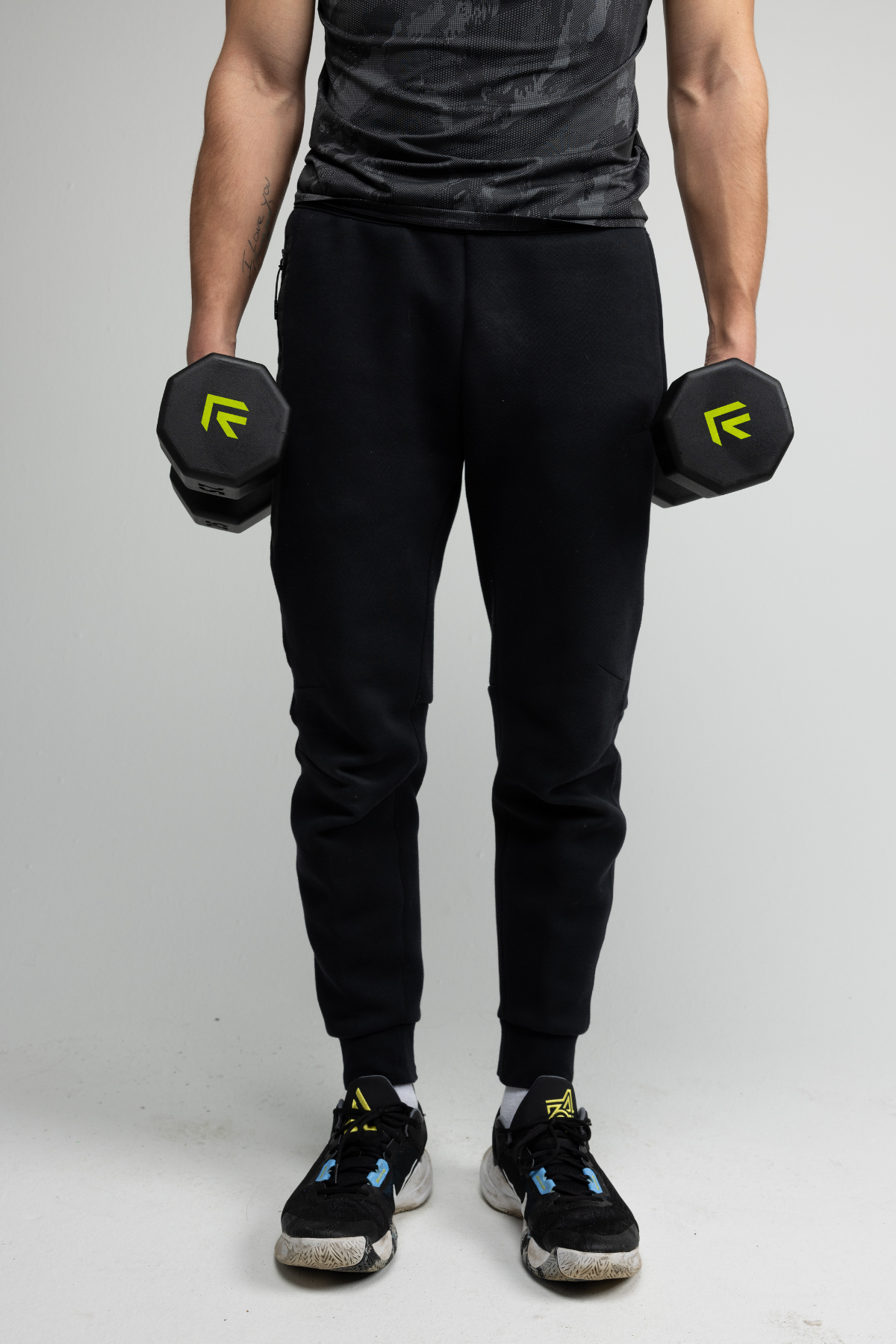 Rubber Dumbbell Individual Weight Training Equipment