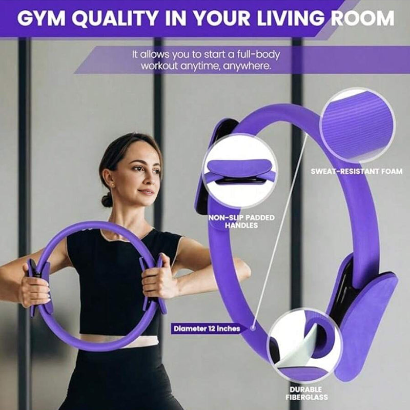 13-Piece Pilates Kit Ring Ball Resistance Bands