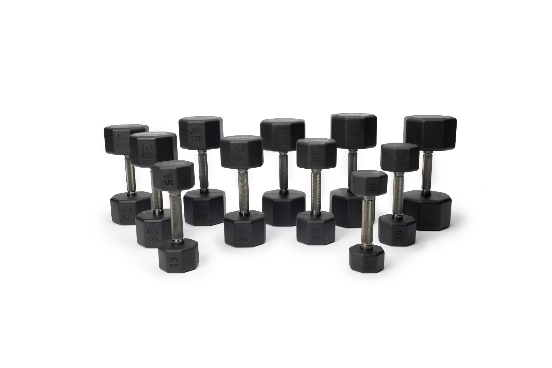 Rubber Dumbbell Individual Weight Training Equipment