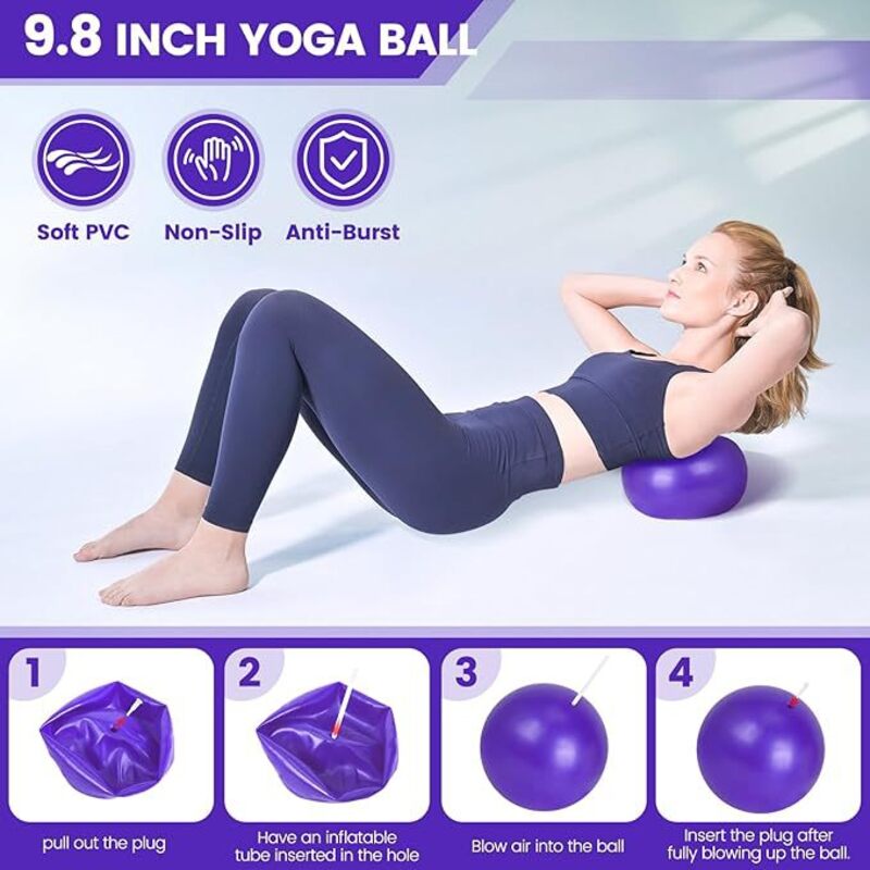 13-Piece Pilates Kit Ring Ball Resistance Bands