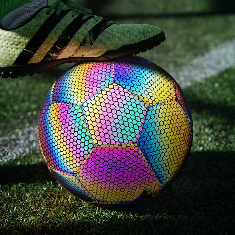 PU Reflective Size 5 Football Match Training Ball