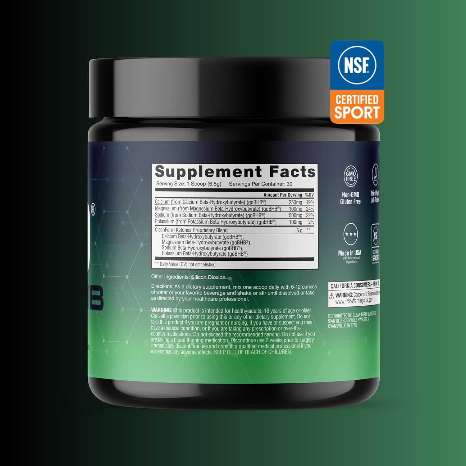 Supplement Energy Support Fitness Formula