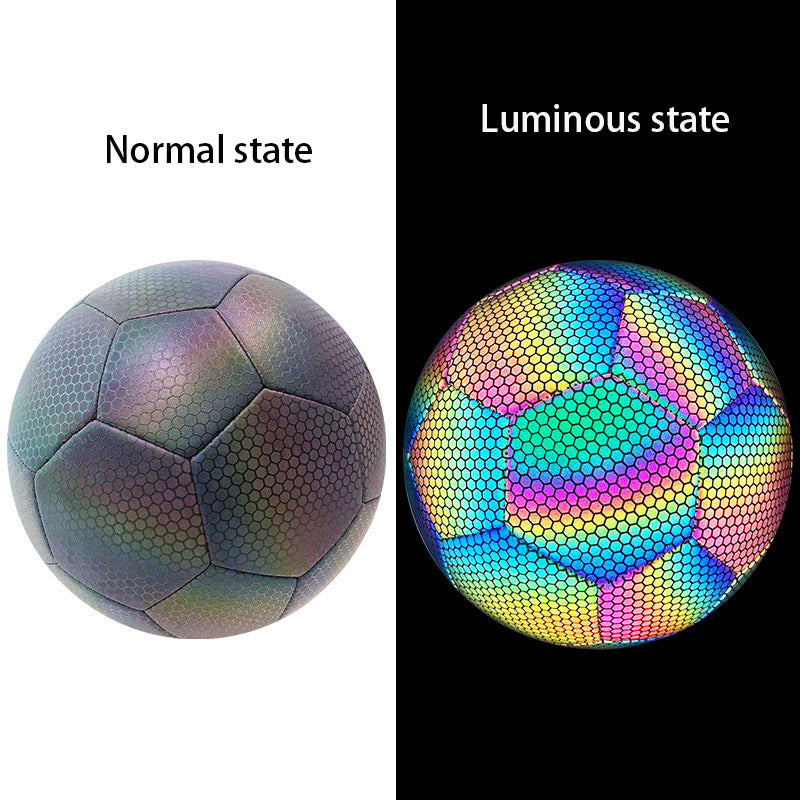 PU Reflective Size 5 Football Match Training Ball