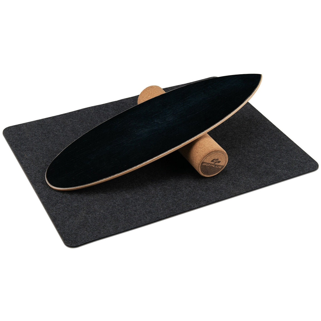Black Balance Board Trainer Core Strength Exercise