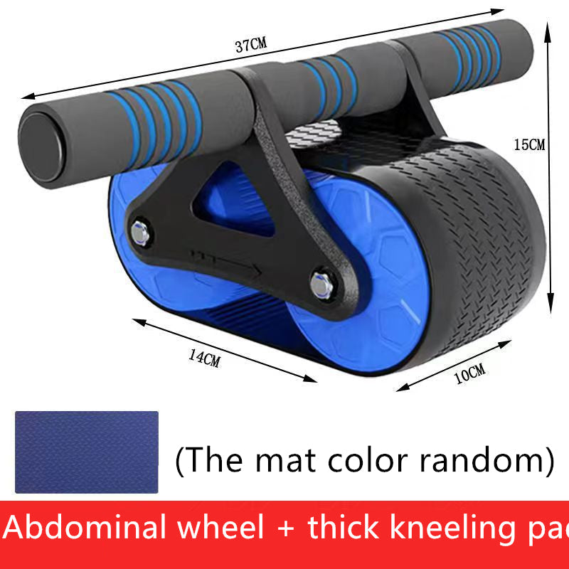 Double Wheel Automatic Rebound Abdominal Exercise Roller