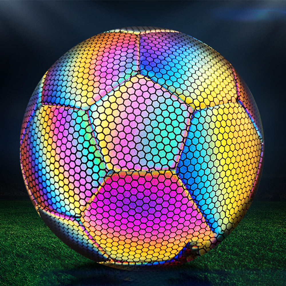 PU Reflective Size 5 Football Match Training Ball