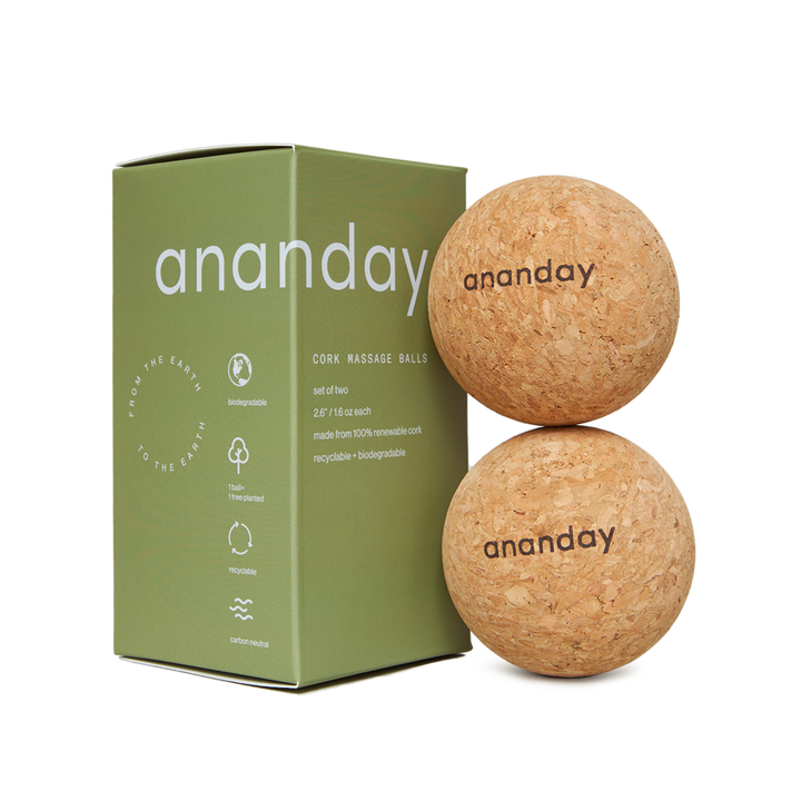 Cork Massage Ball Set Muscle Recovery Tools
