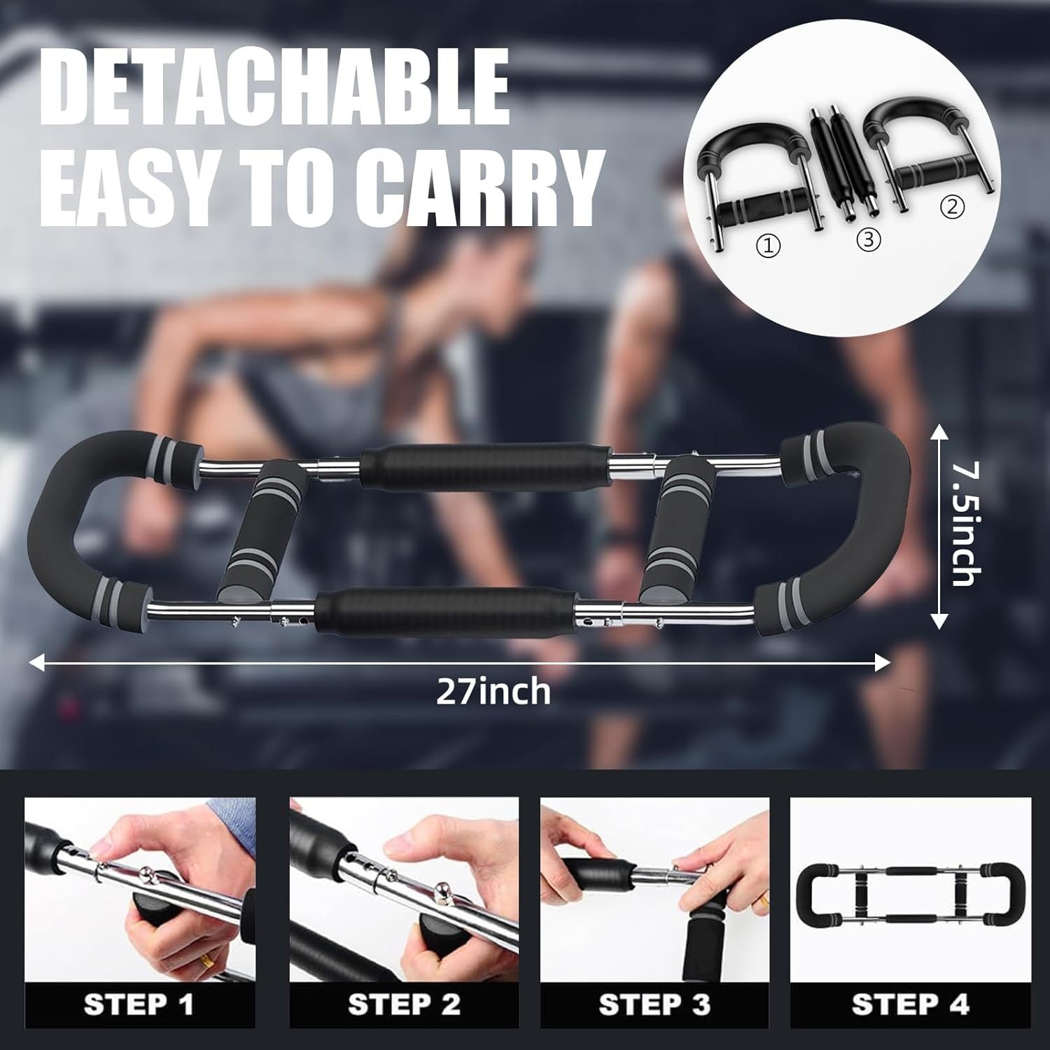 Multifunction Adjustable U Shaped Arm Chest Trainer