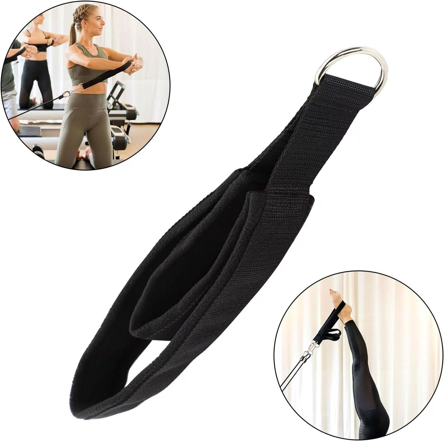 Double Ring Yoga Pilates Wrist Ankle Strap