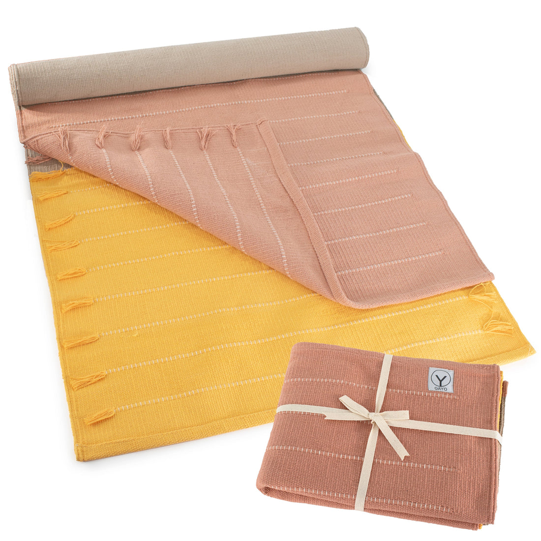 Organic Eco Friendly Cotton Yoga Exercise Mat