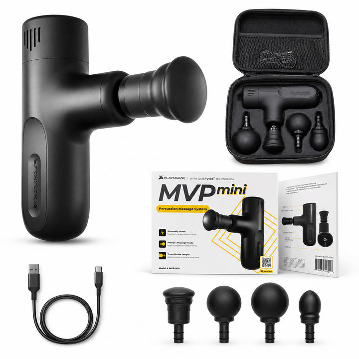 Percussion Massage System With Silicone Heads