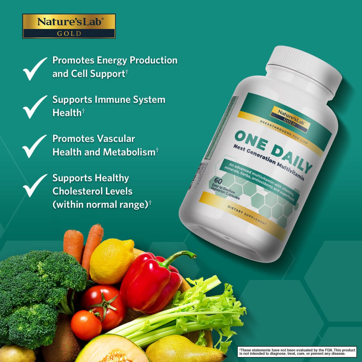 Gold One Daily Multivitamin Supplement