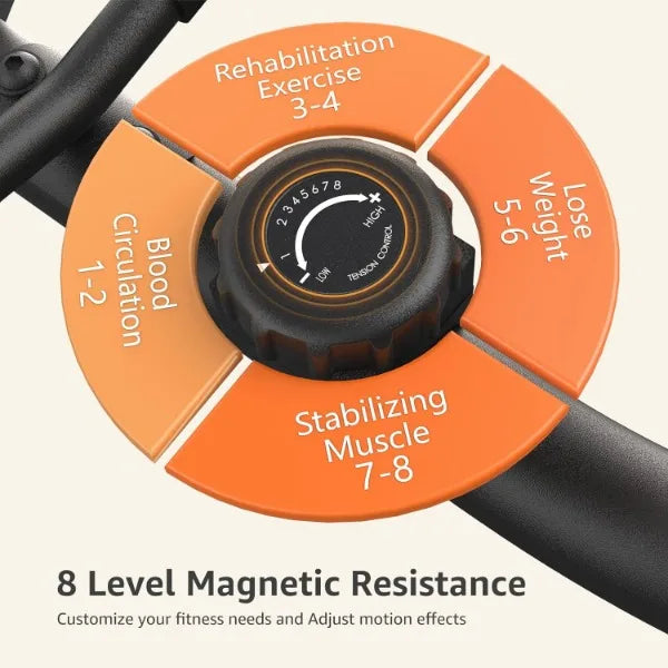 Recumbent Magnetic Exercise Bike Home Fitness Equipment