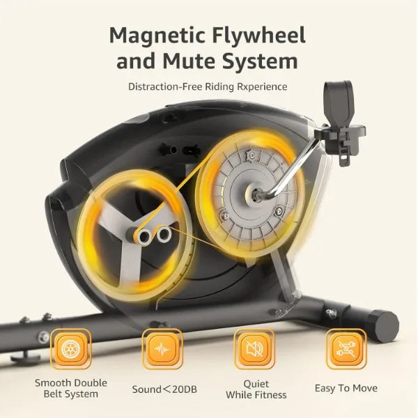 Recumbent Magnetic Exercise Bike Home Fitness Equipment