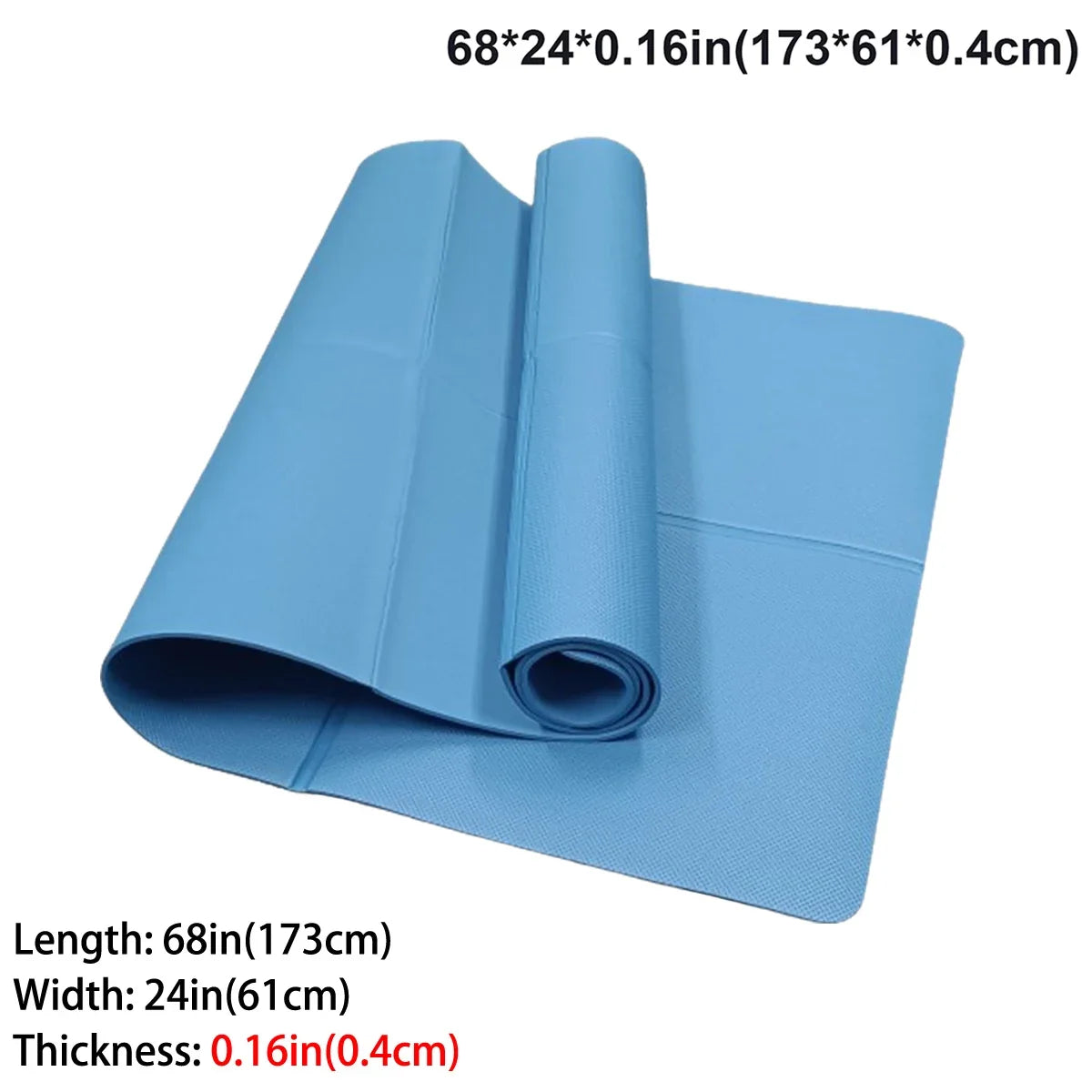 Foldable Eco Friendly EVA Yoga Pilates Exercise Mat