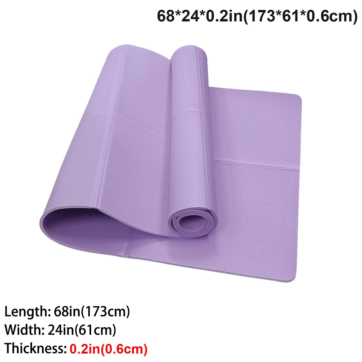 Foldable Eco Friendly EVA Yoga Pilates Exercise Mat