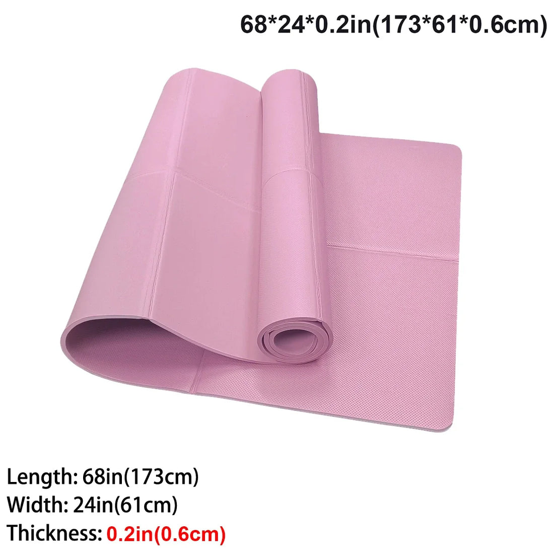 Foldable Eco Friendly EVA Yoga Pilates Exercise Mat