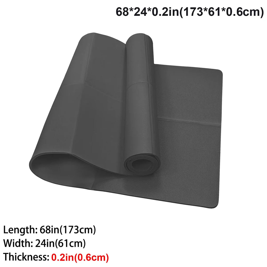 Foldable Eco Friendly EVA Yoga Pilates Exercise Mat