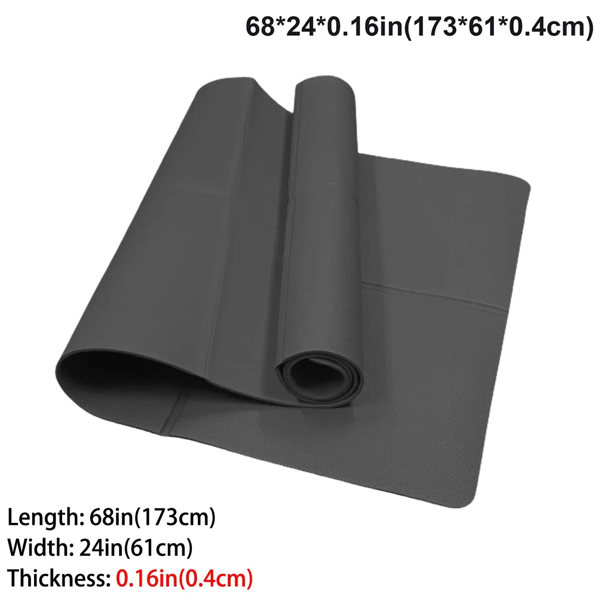 Foldable Eco Friendly EVA Yoga Pilates Exercise Mat