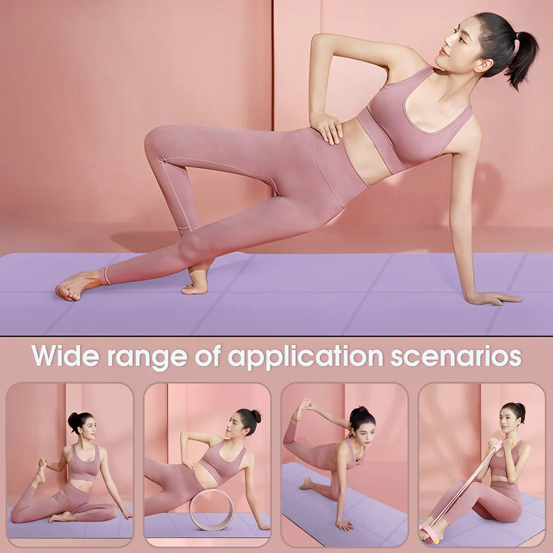 Foldable Eco Friendly EVA Yoga Pilates Exercise Mat