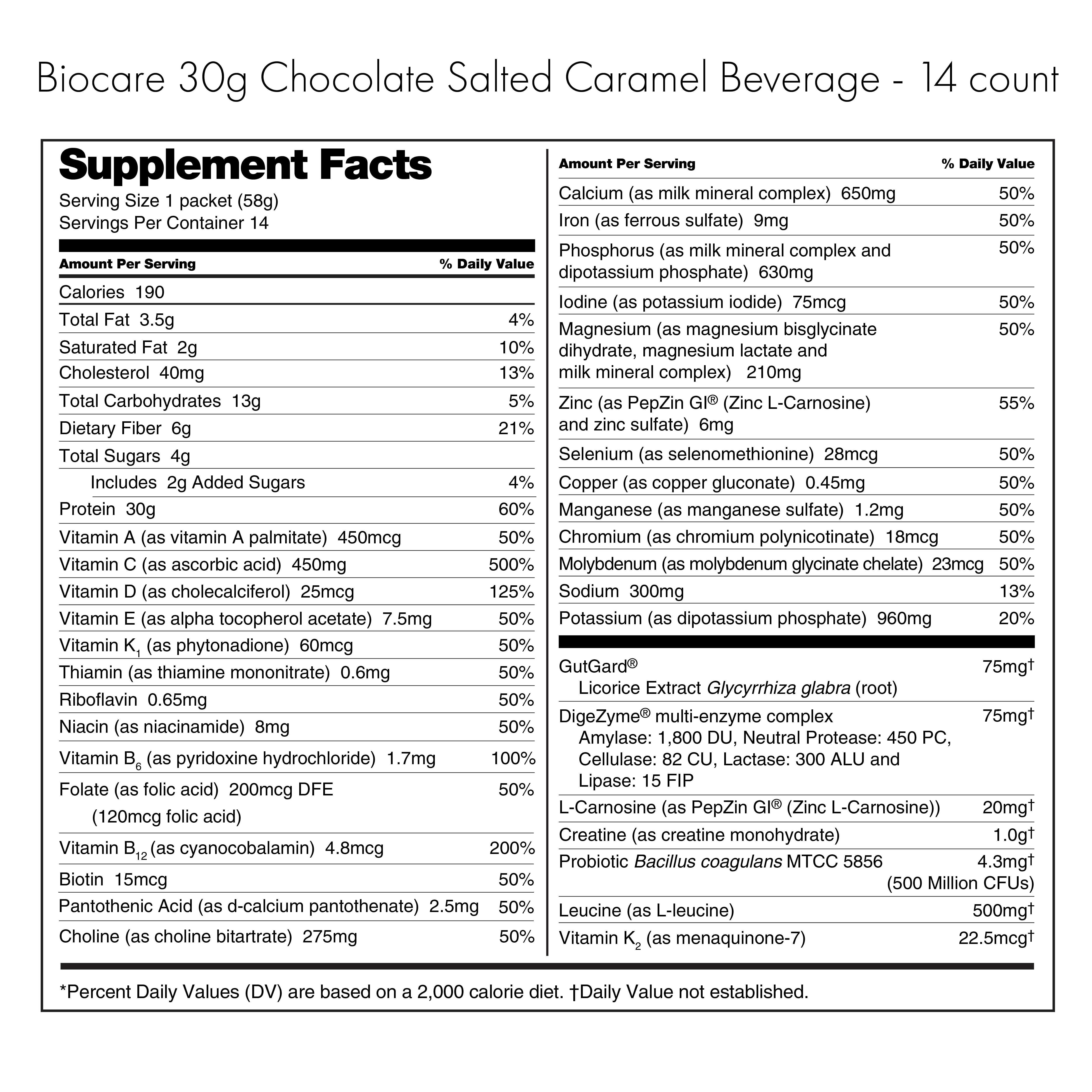 30g Protein Chocolate Salted Caramel Beverage