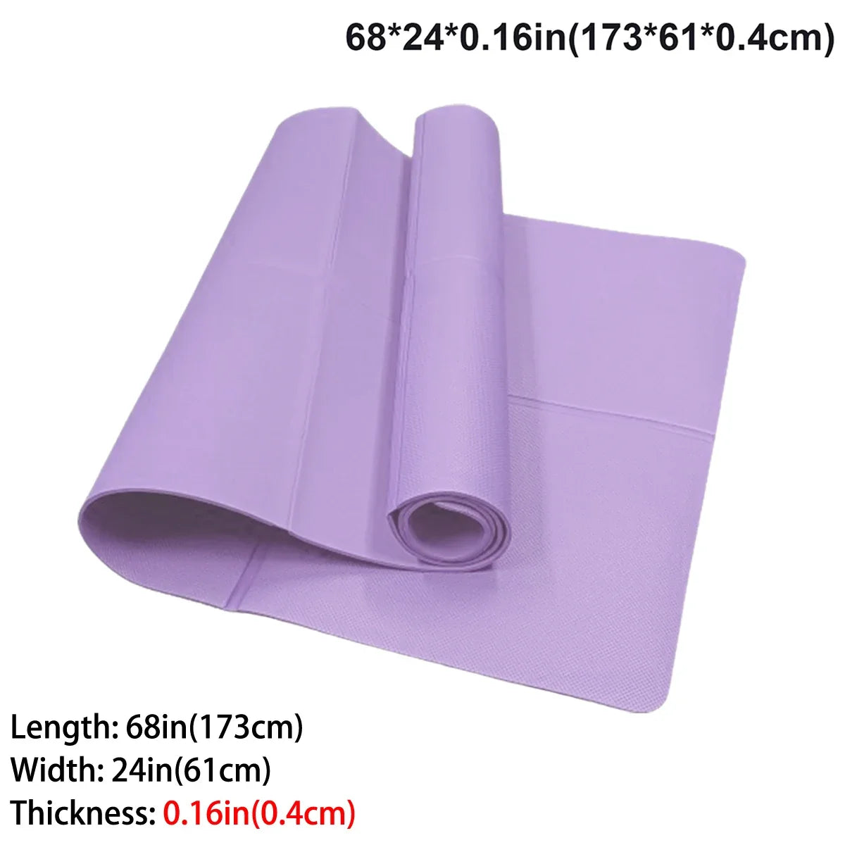 Foldable Eco Friendly EVA Yoga Pilates Exercise Mat