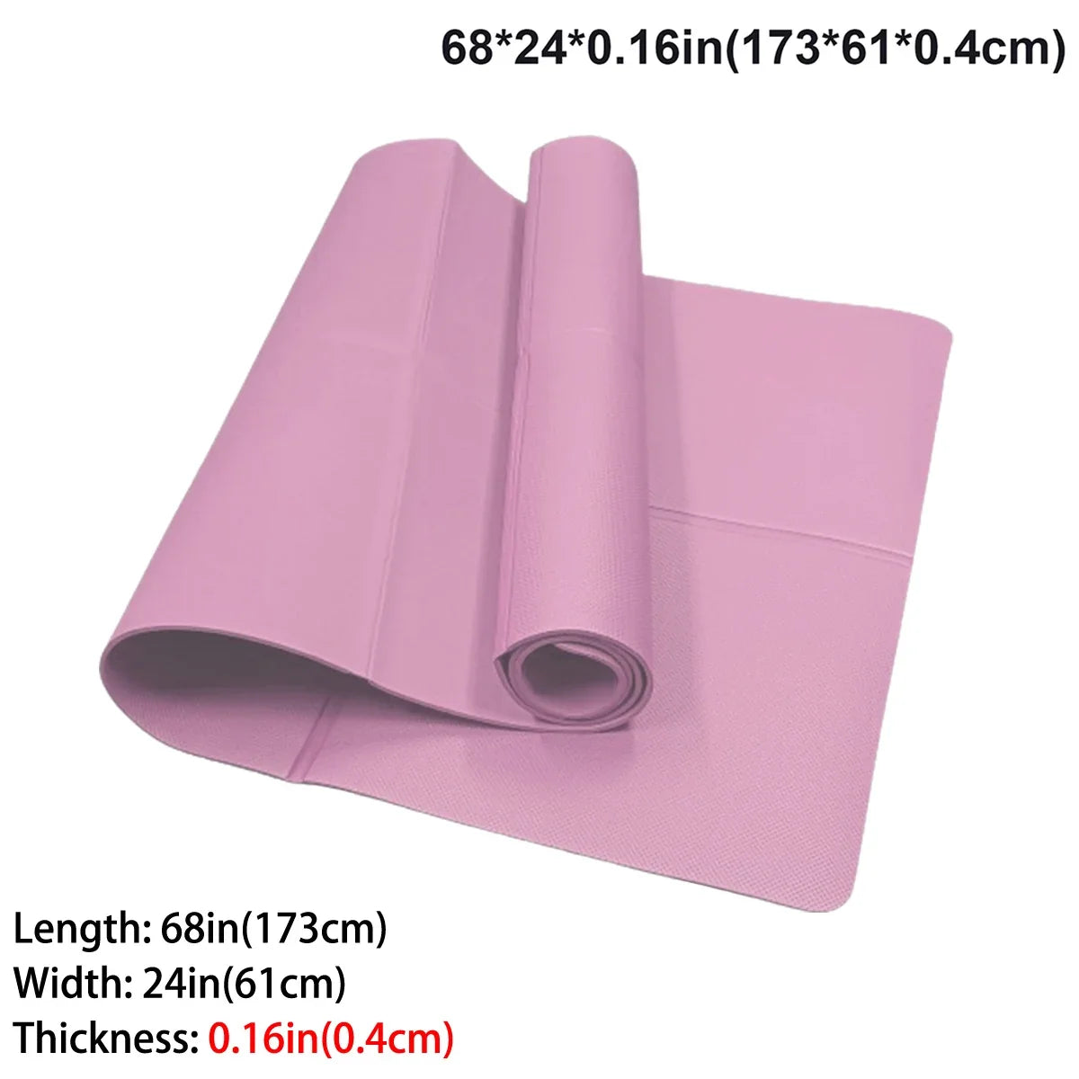 Foldable Eco Friendly EVA Yoga Pilates Exercise Mat