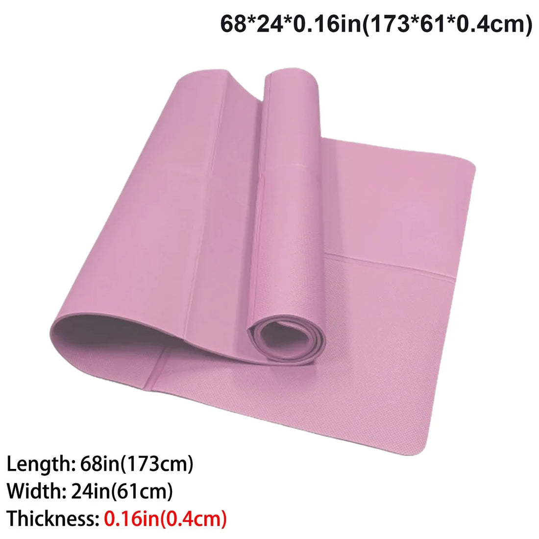 Foldable Eco Friendly EVA Yoga Pilates Exercise Mat