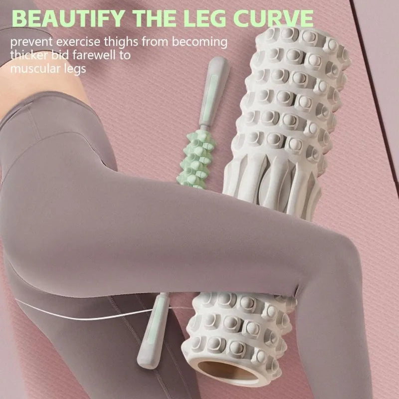 MuscleFlex Foam Roller Stretch Recovery Portable