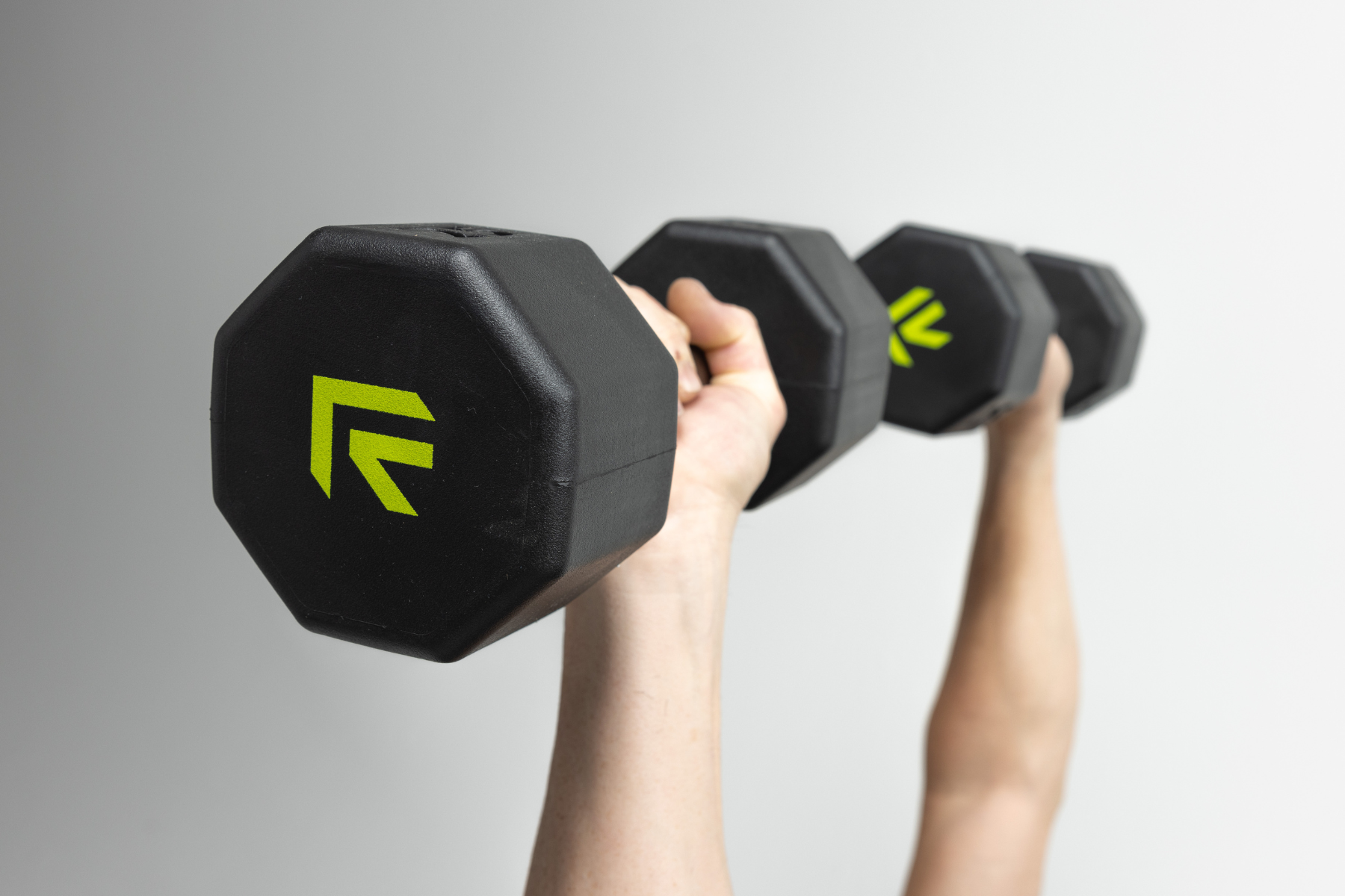Rubber Dumbbell Individual Weight Training Equipment