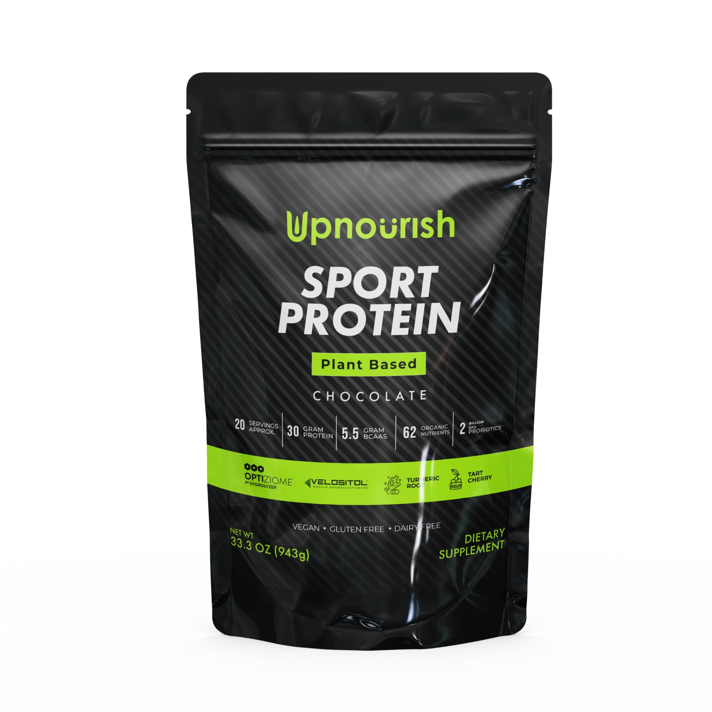 Plant Based Sport Protein Fitness Nutrition Supplement