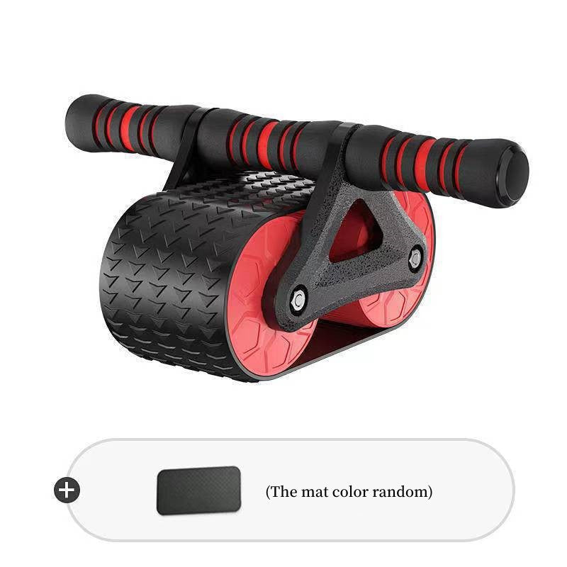 Double Wheel Automatic Rebound Abdominal Exercise Roller