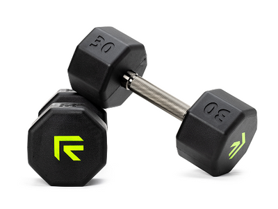 Rubber Dumbbell Individual Weight Training Equipment