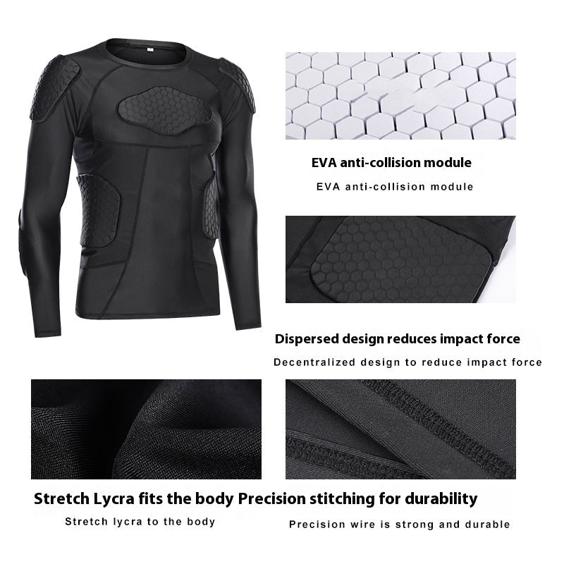 Olive Anti Collision Football Training Protective Jersey