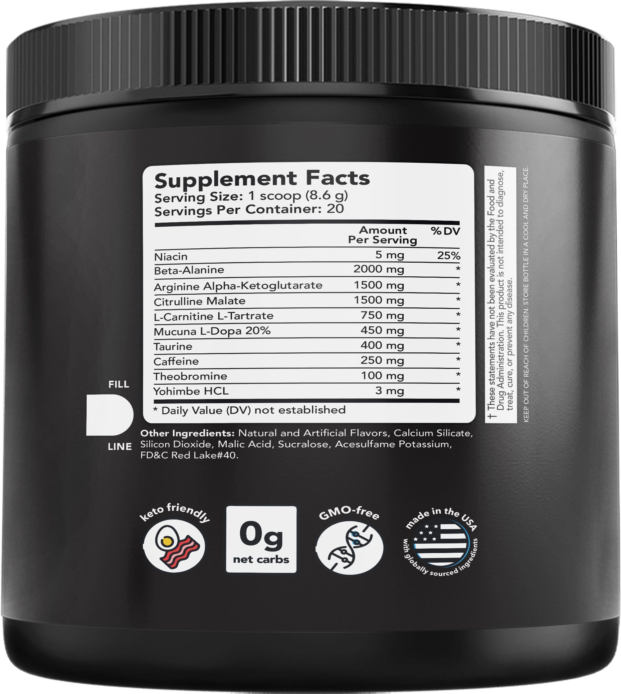 Watermelon Pre Workout Fitness Supplement Formula